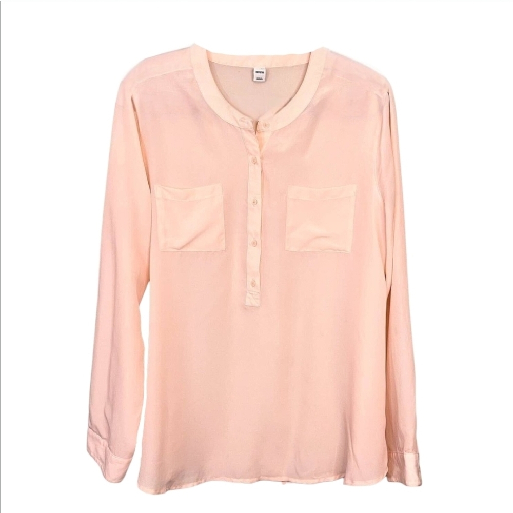 Old Navy sheer peach top